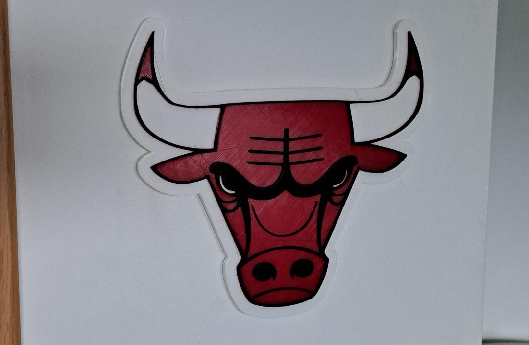 Bulls Logo by SD-3D | Download free STL model | Printables.com