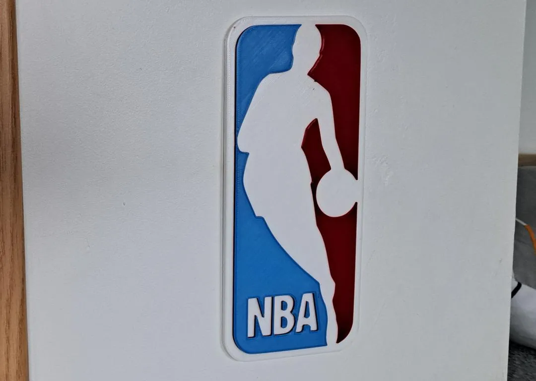 NBAロゴ 金属製プレート 看板 NBAロゴ 金属製プレート 看板