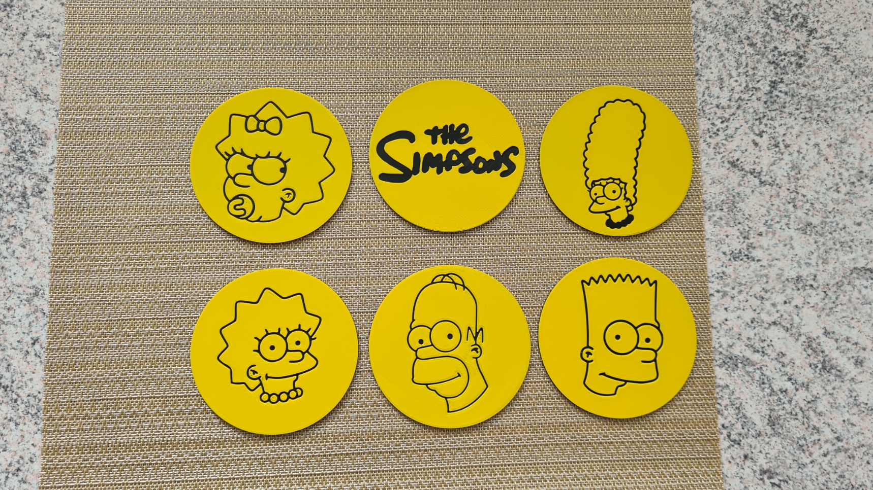 THE SIMPSONS COASTER / podtácky Simpsonovi
