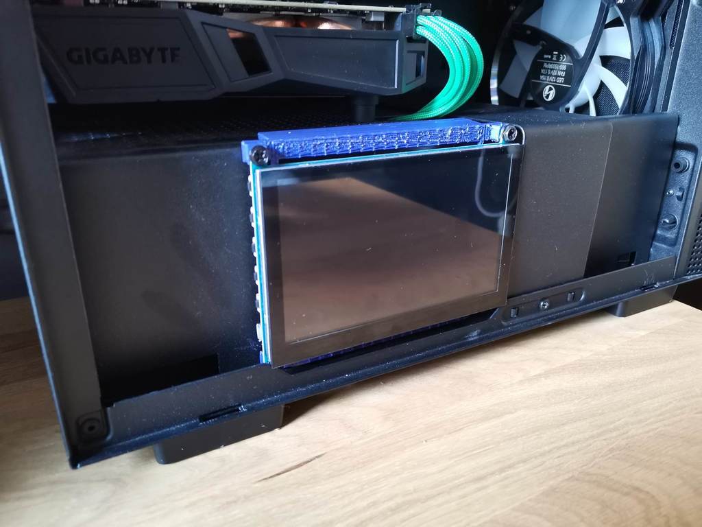 NZXT H210 / H210i Waveshare display mount