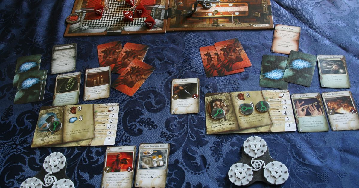 Configurable 3 Way Board Games Counter designed for Mansions of Madness ...