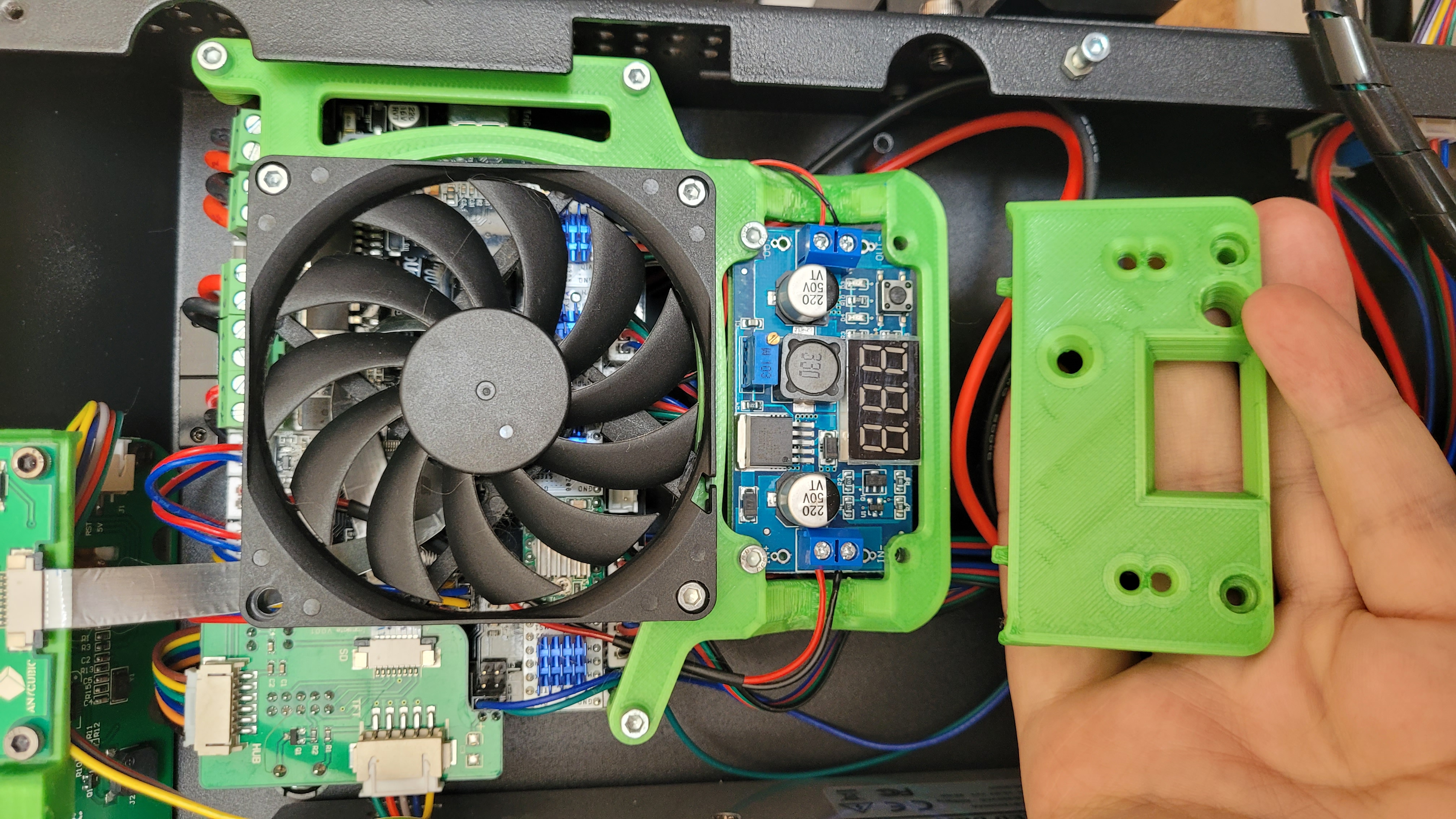 Anycubic i3 Mega S - silent motherboard cooilng