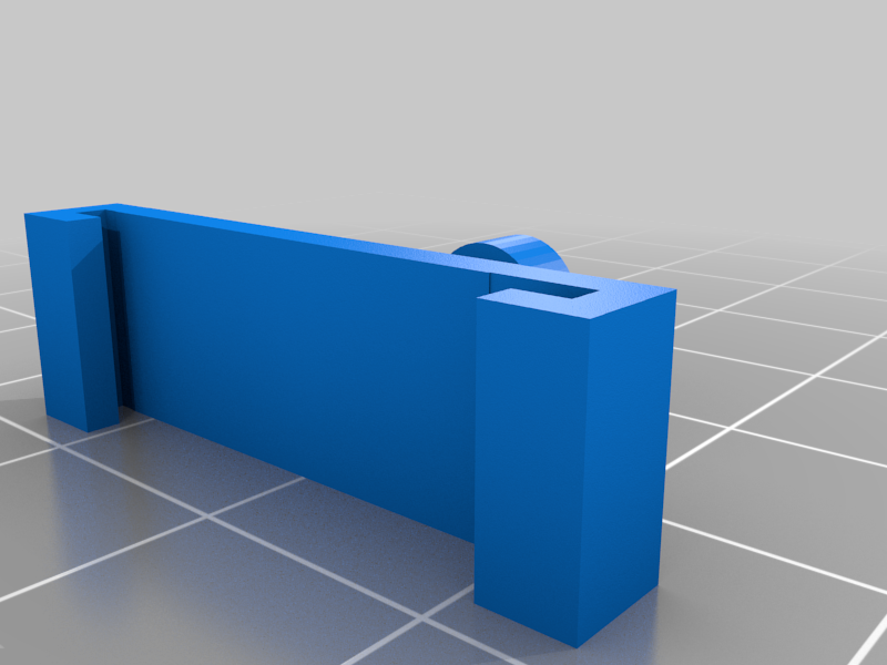 Miniatura 3 do modelo 3D Drop Ceiling Keyhole Peg Hanger
