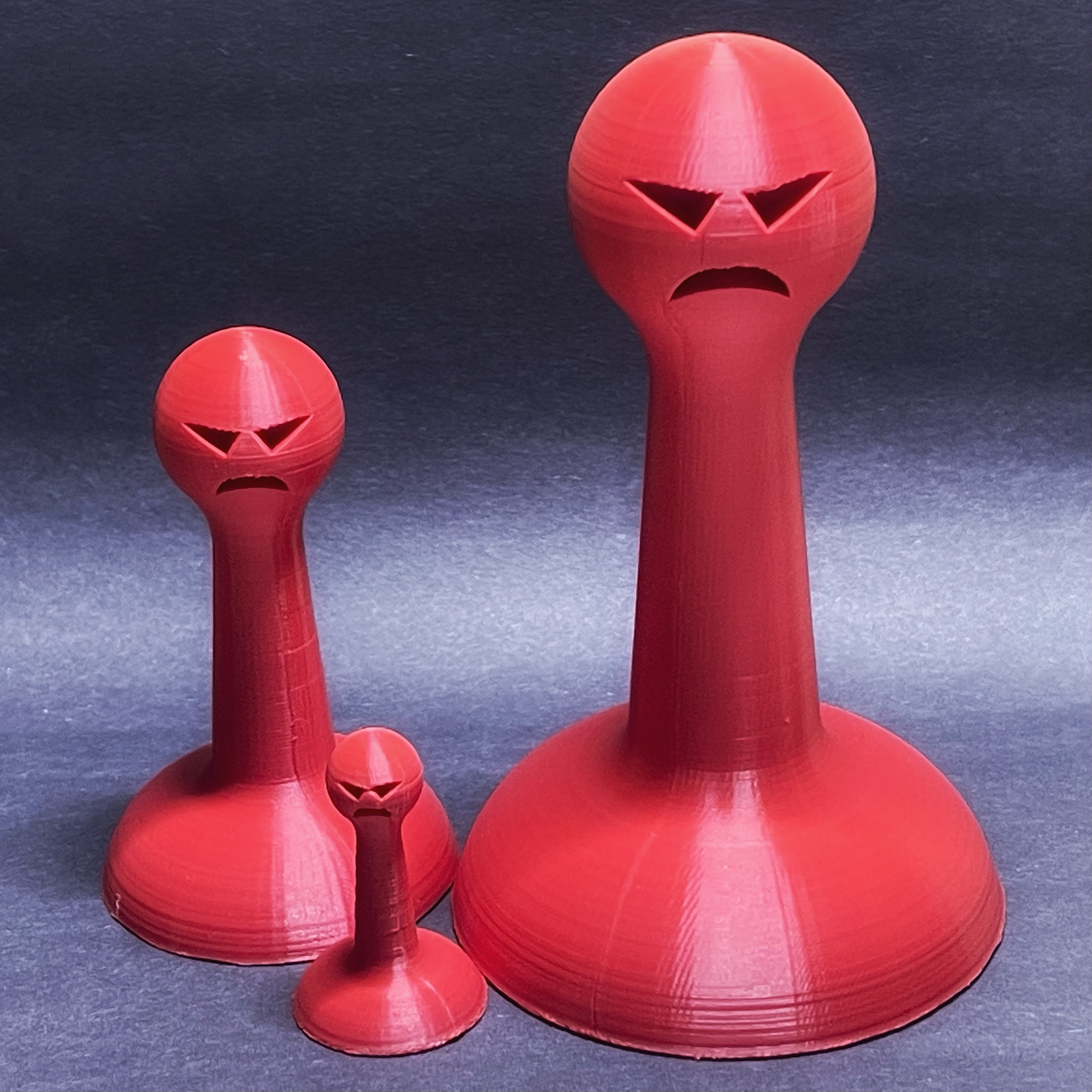 Game Markers for TTRPGs - Angry Face by Trevor Riedemann | Download free STL model | Printables.com