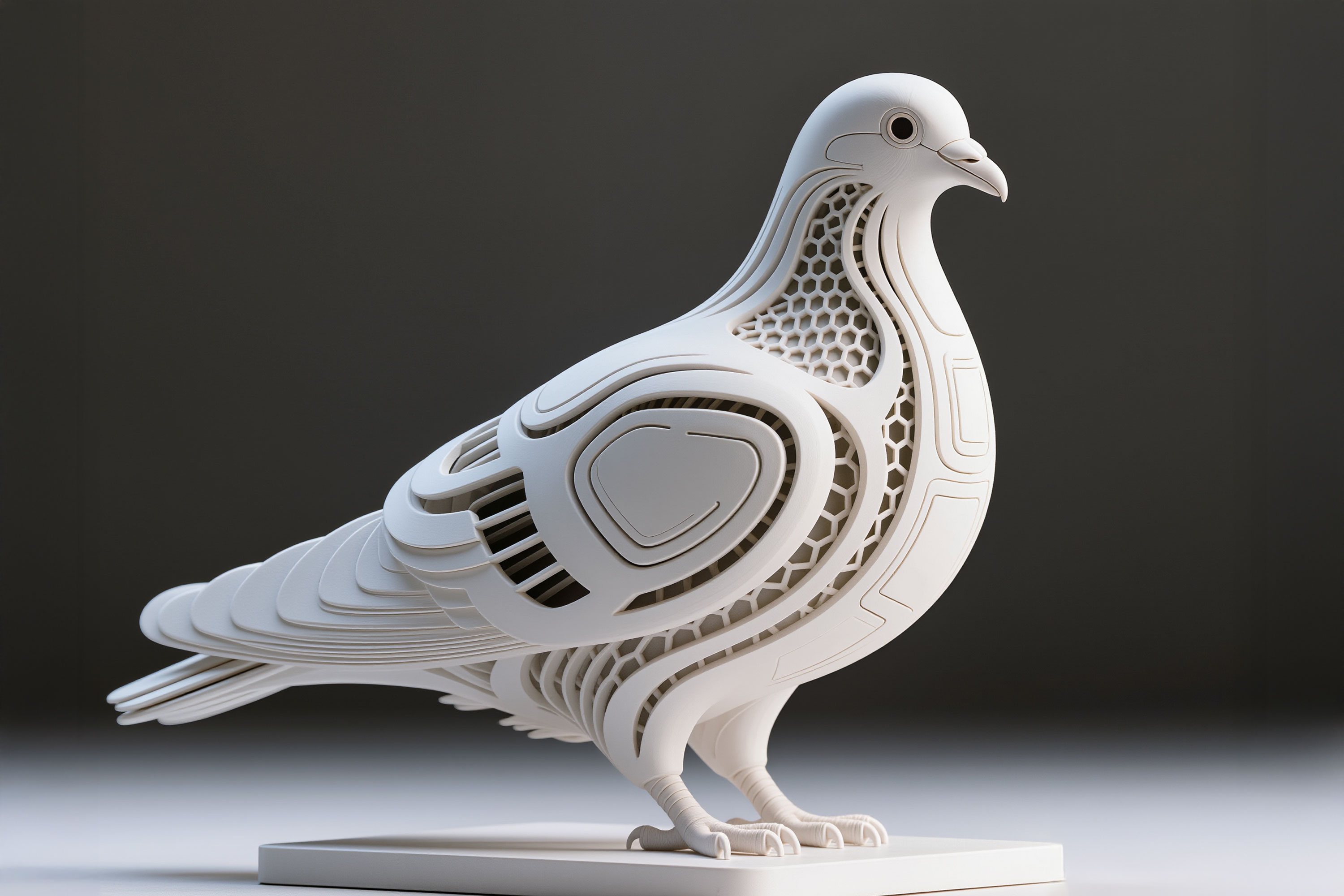 Pigeon, Hexa Sculpture