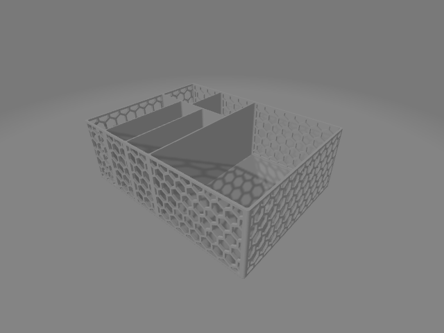 Honeycomb organiser