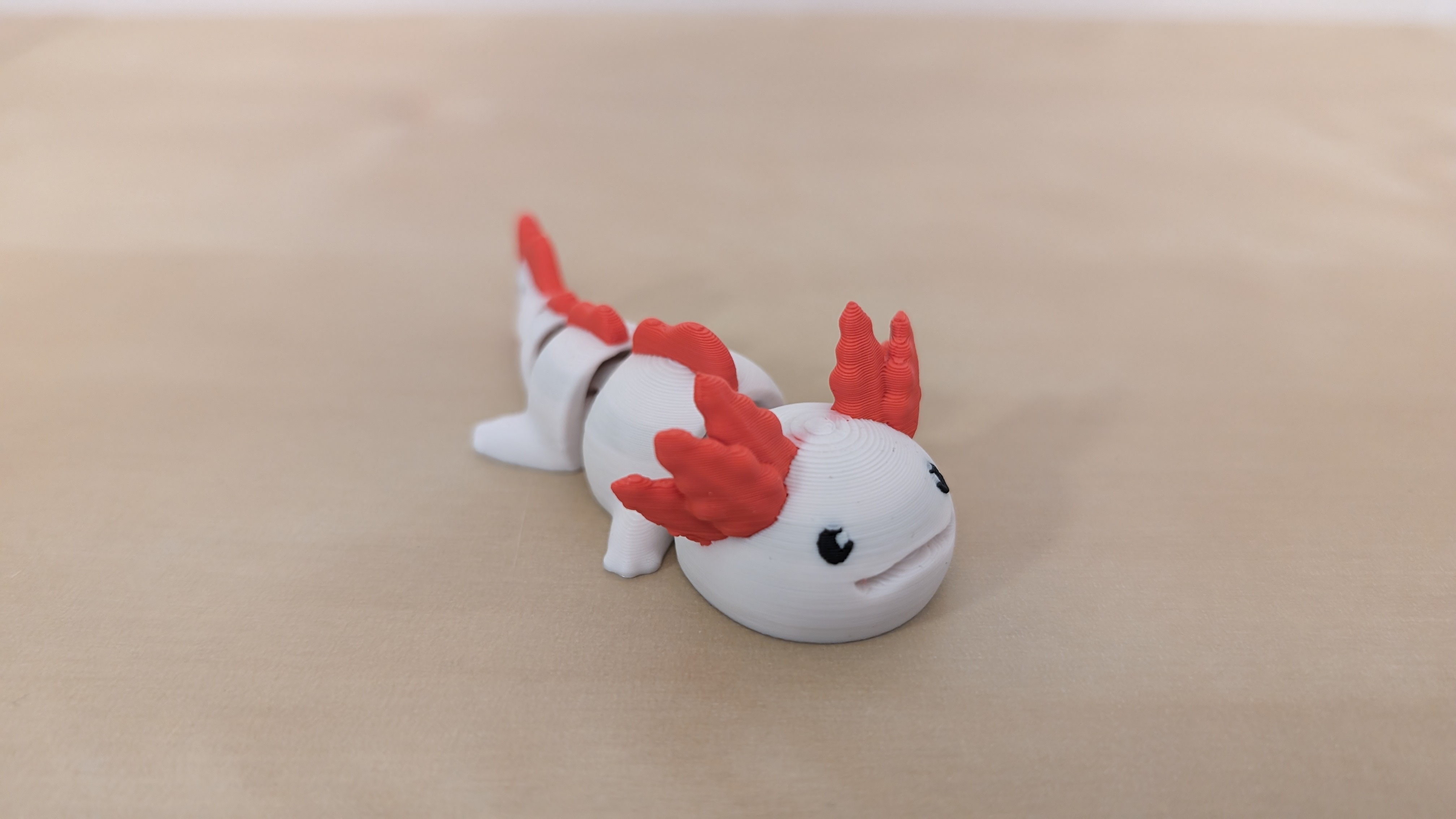 Axolotl - Articulated Figure Keychain by Biocraftlab | Download free ...