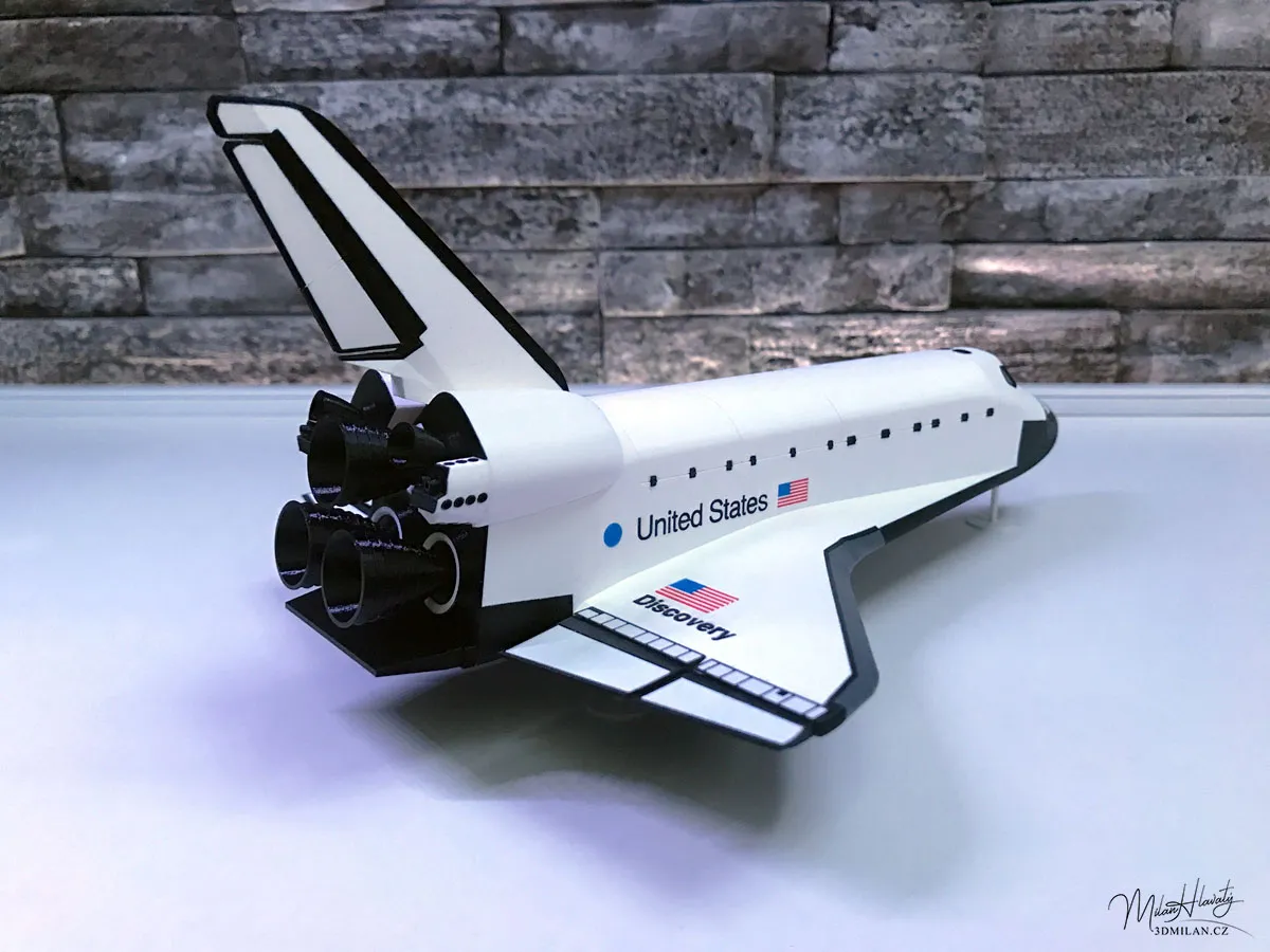 SPACE SHUTTLE DISCOVERY by 3DMilan Download STL model