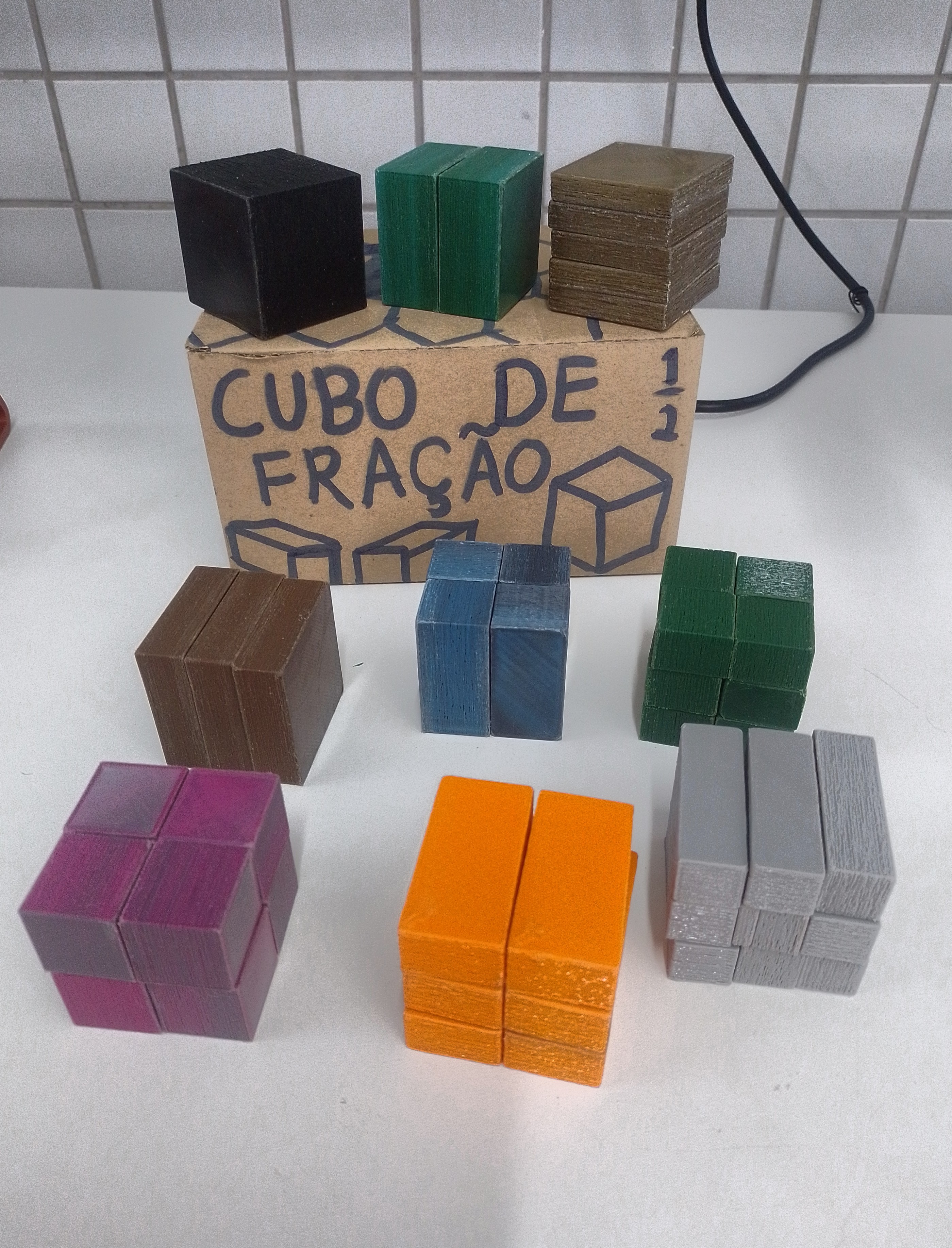 Cubos de fração