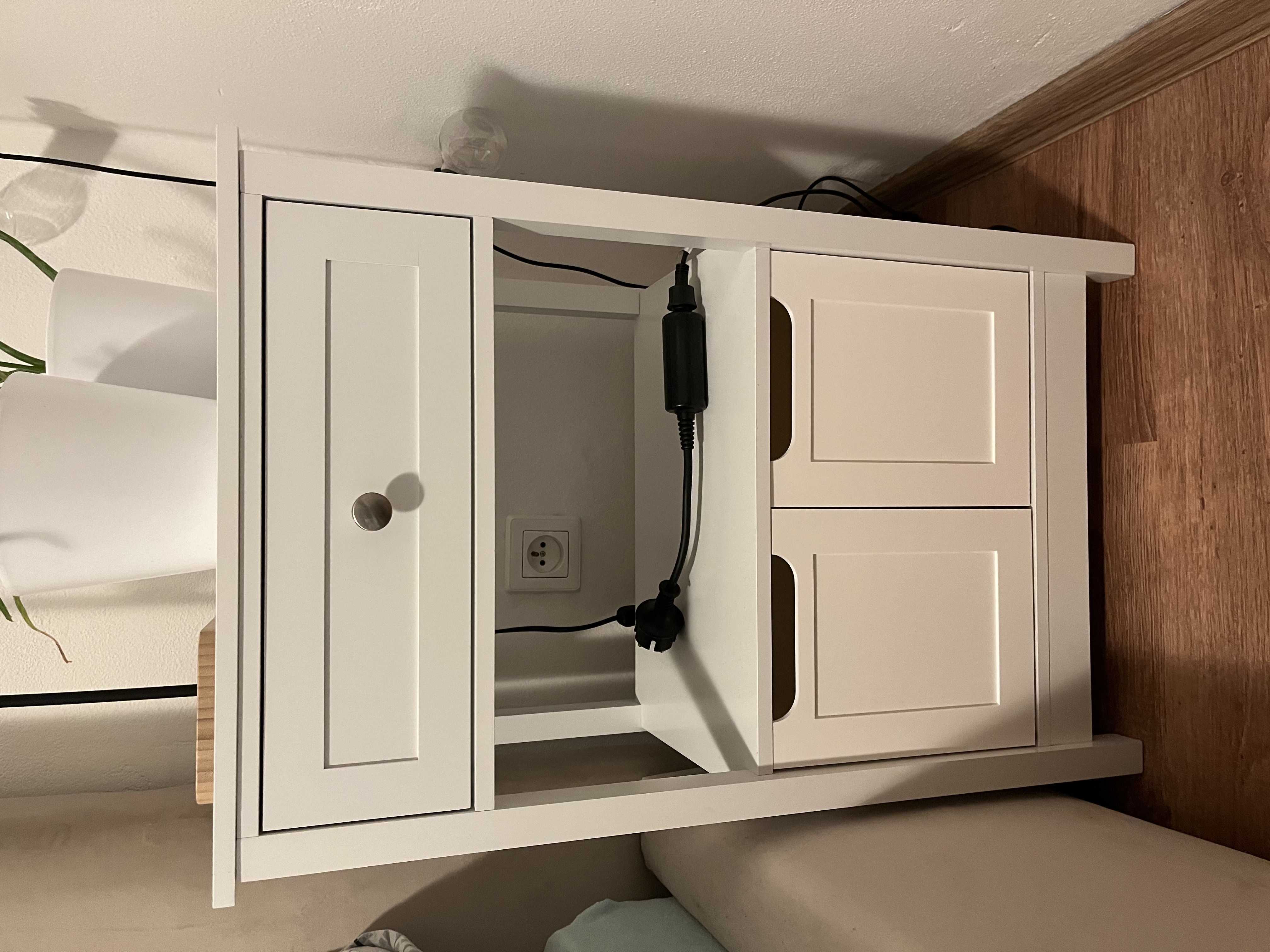 Storage box for bedside table
