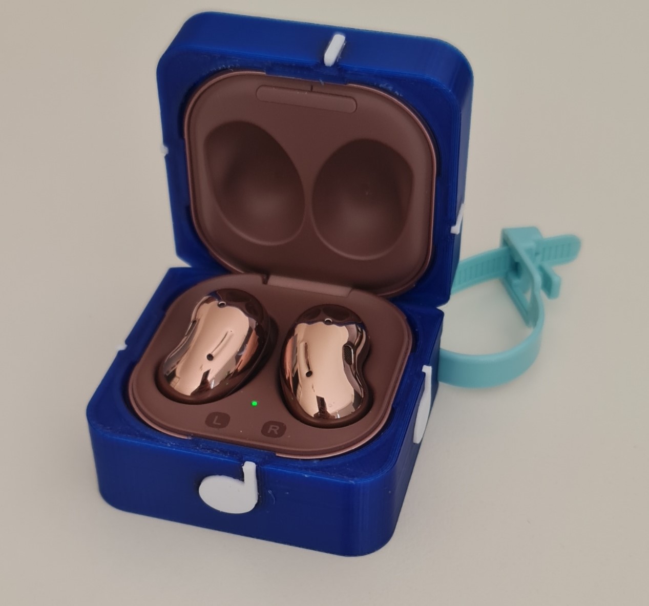 Note Block Galaxy Buds Live Case by Prawnz Download free STL model