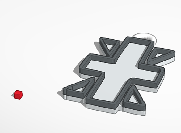 Llavero Digimon - Emblema de la sinceridad / Digimon's honesty emblem Keychain