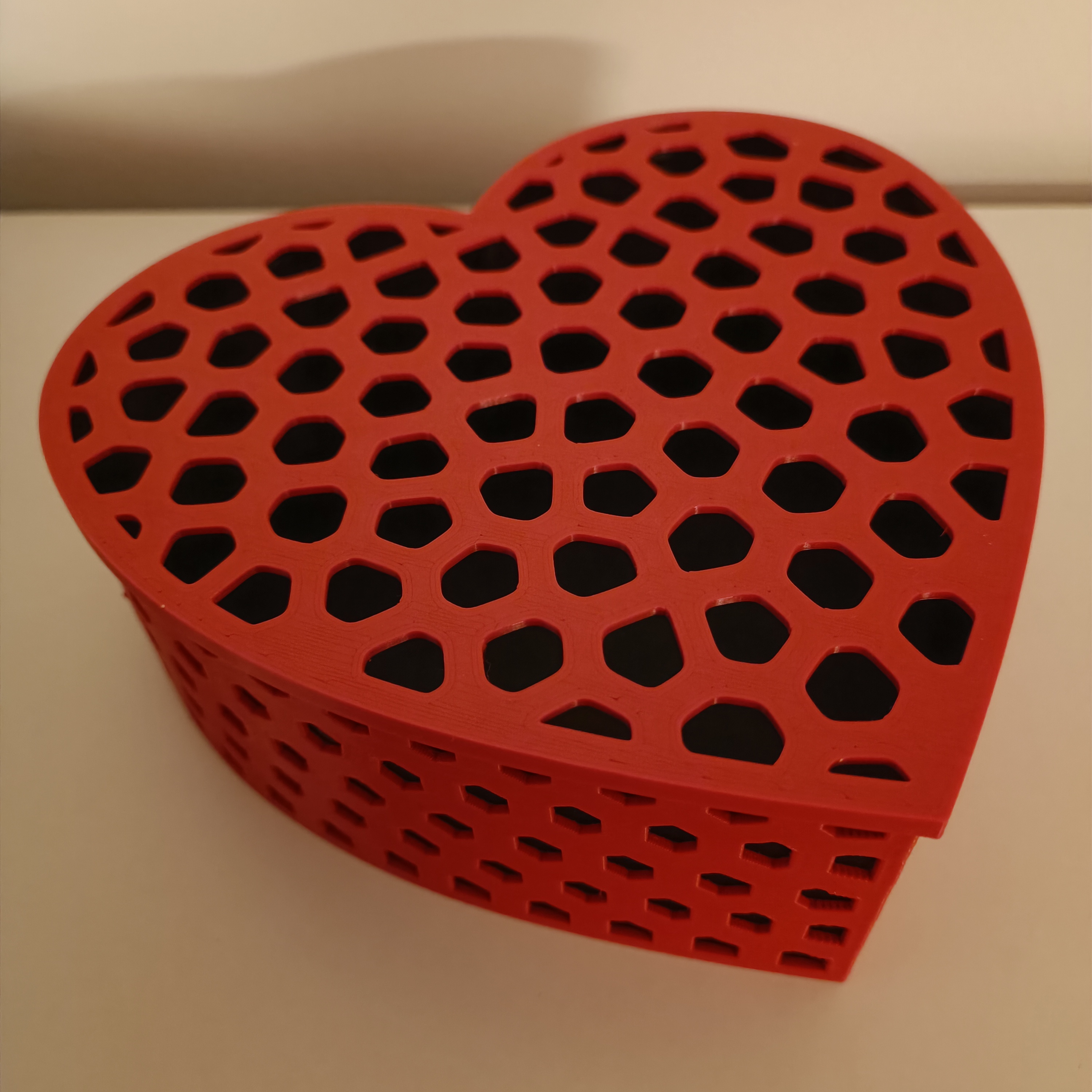 Valentine heart box