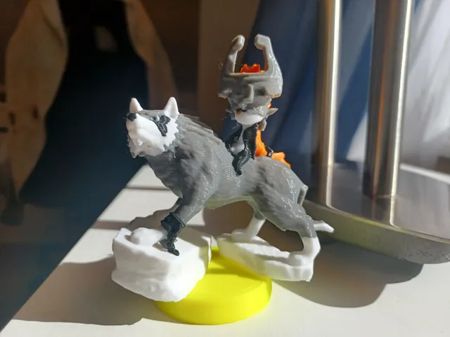 Wolf link amiibo multicolor 4 colors