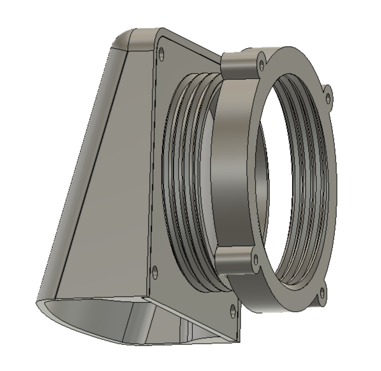 Enclosure Vent w/80mm fan mount
