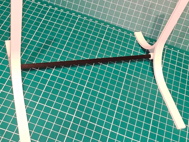 Mini photo booth rod for A4 sheet
