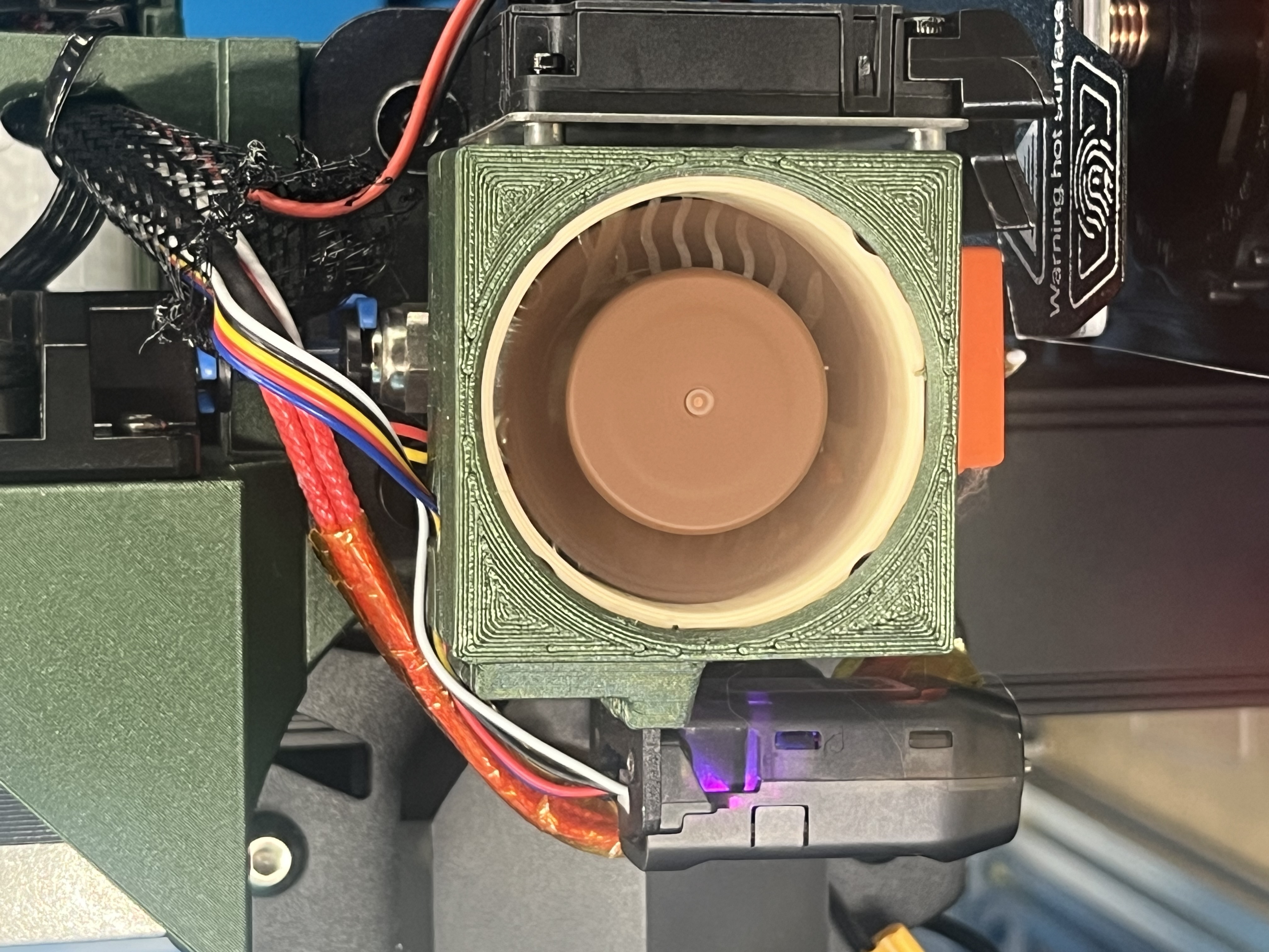 Ender 3 V2 Neo Noctua Naked Fan Holder (NF-A4x20) 3D model thumbnail