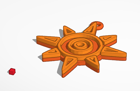 Llavero Digimon - Emblema del valor/ Digimon's Courage emblem Keychain