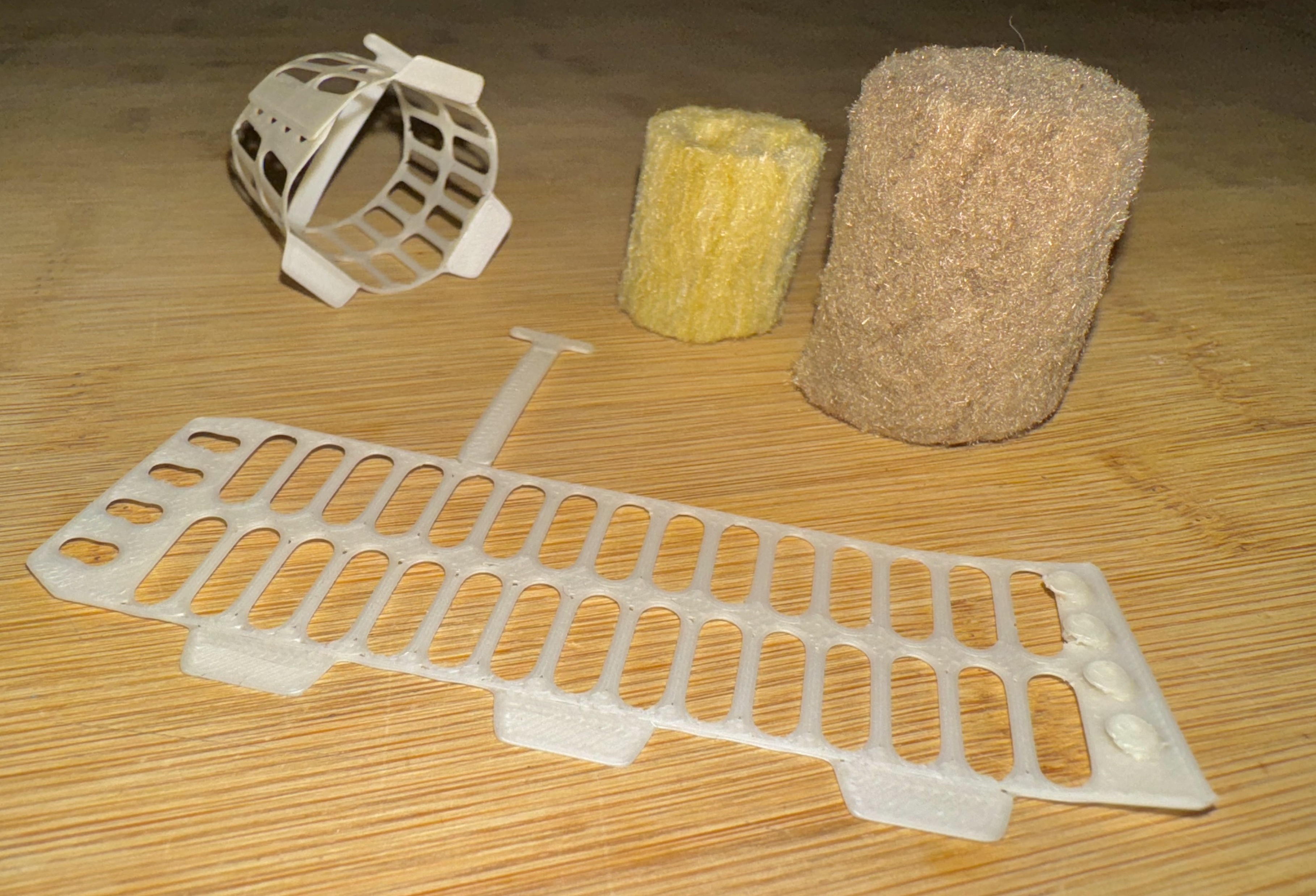 Hydroponic Rockwool Netcup (flat, foldable)