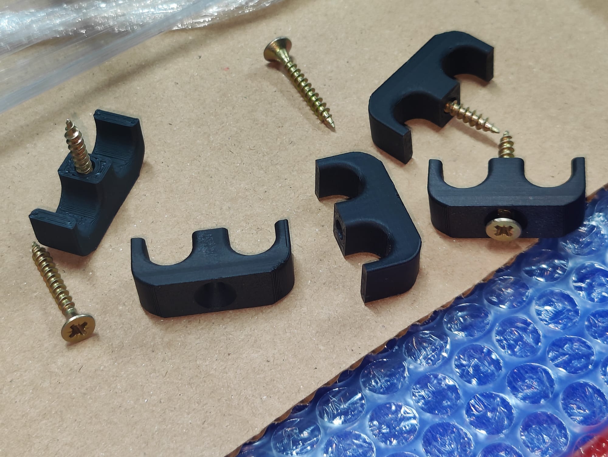 USB cable wall mount 3D model