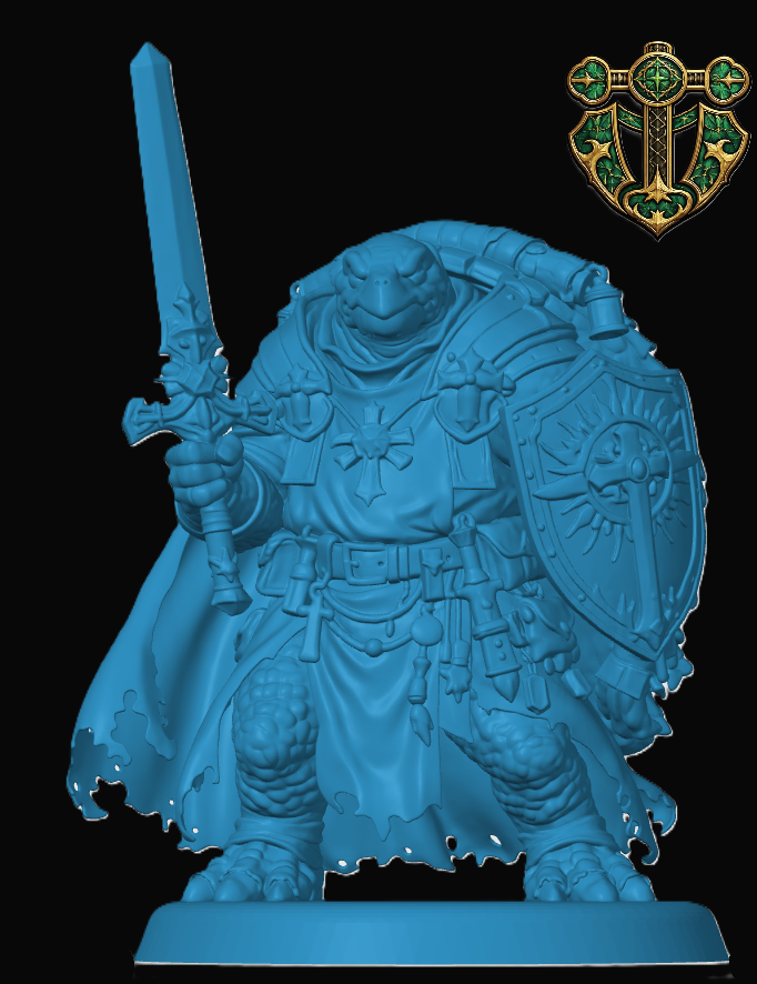 Tortle Paladin 3D model by KamikazeRed