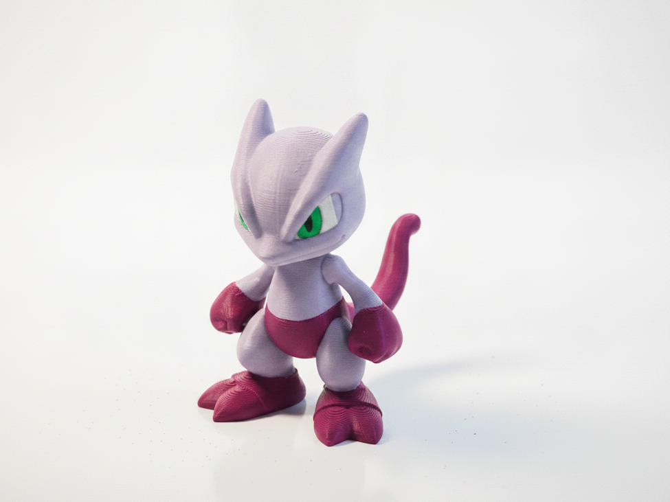 Angry Mewtwo Figurine Pokemon 3D Printable