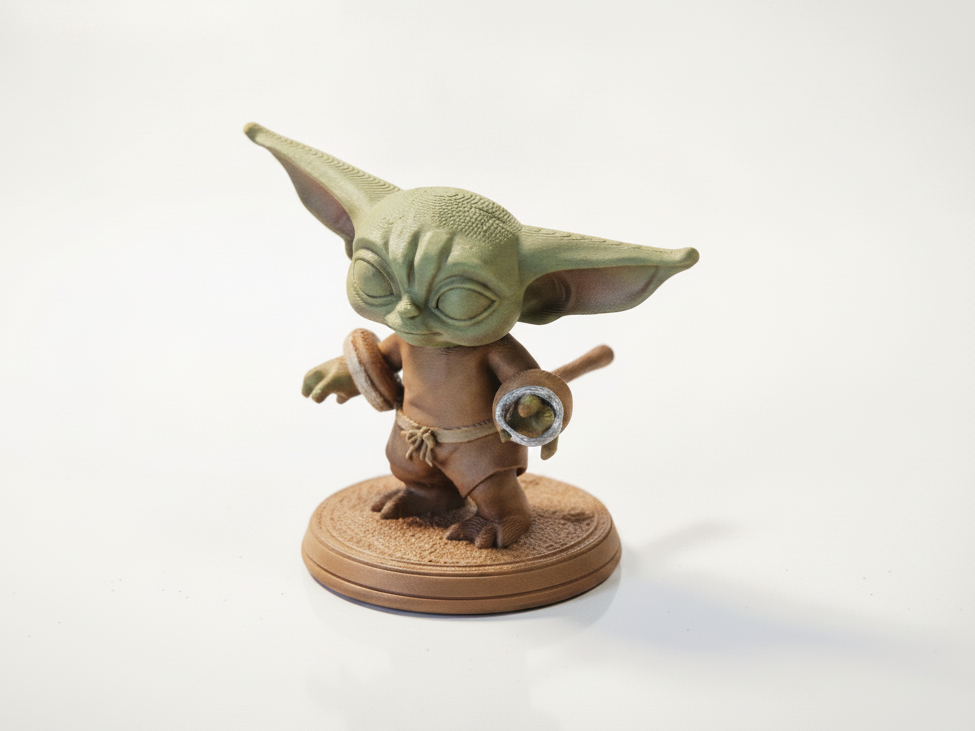 Grogu Figurine Star Wars Collectible 3D Printable