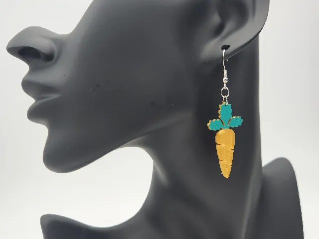 Easter Carrot Earrings