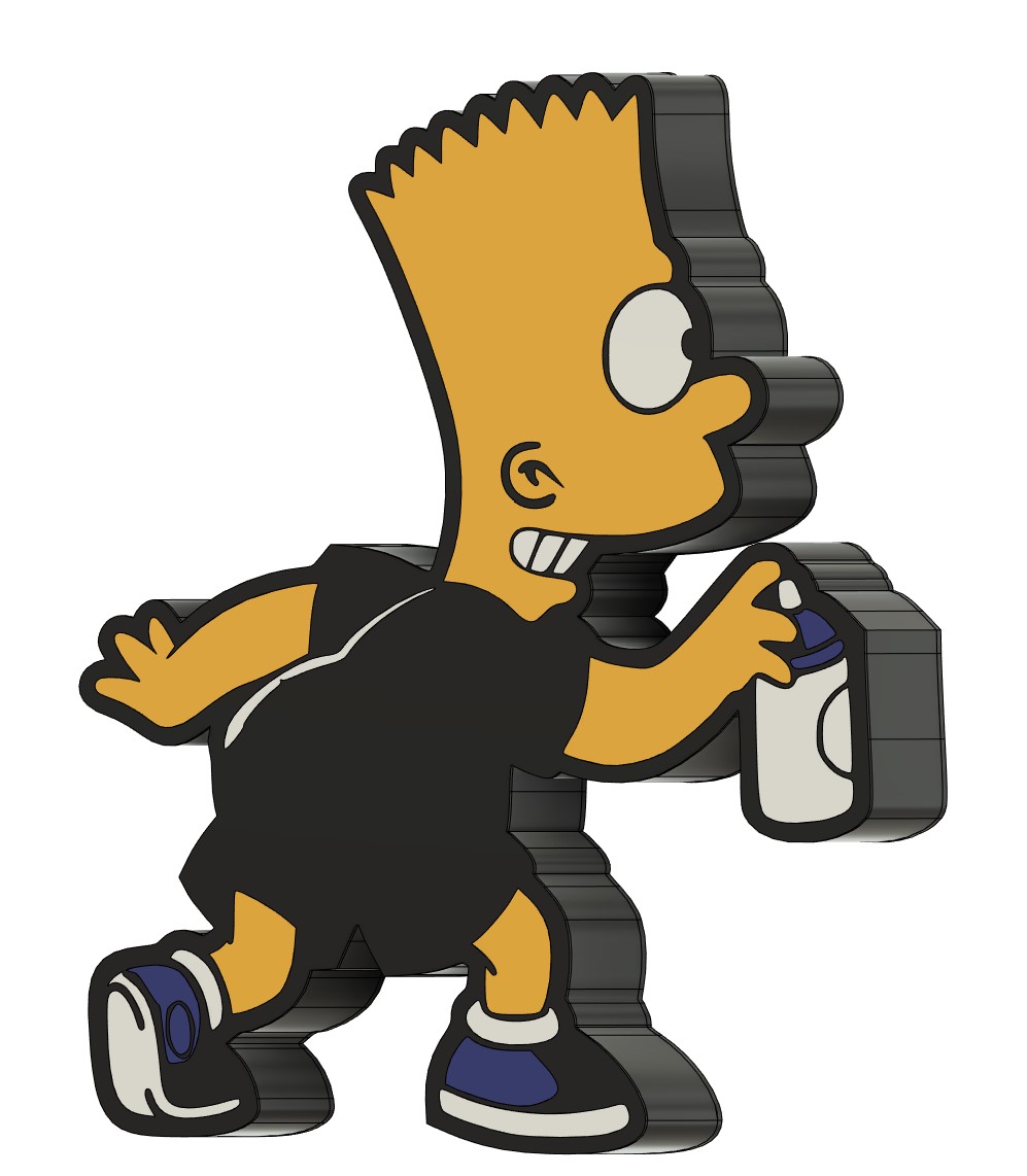 LightBox Bart Simpson