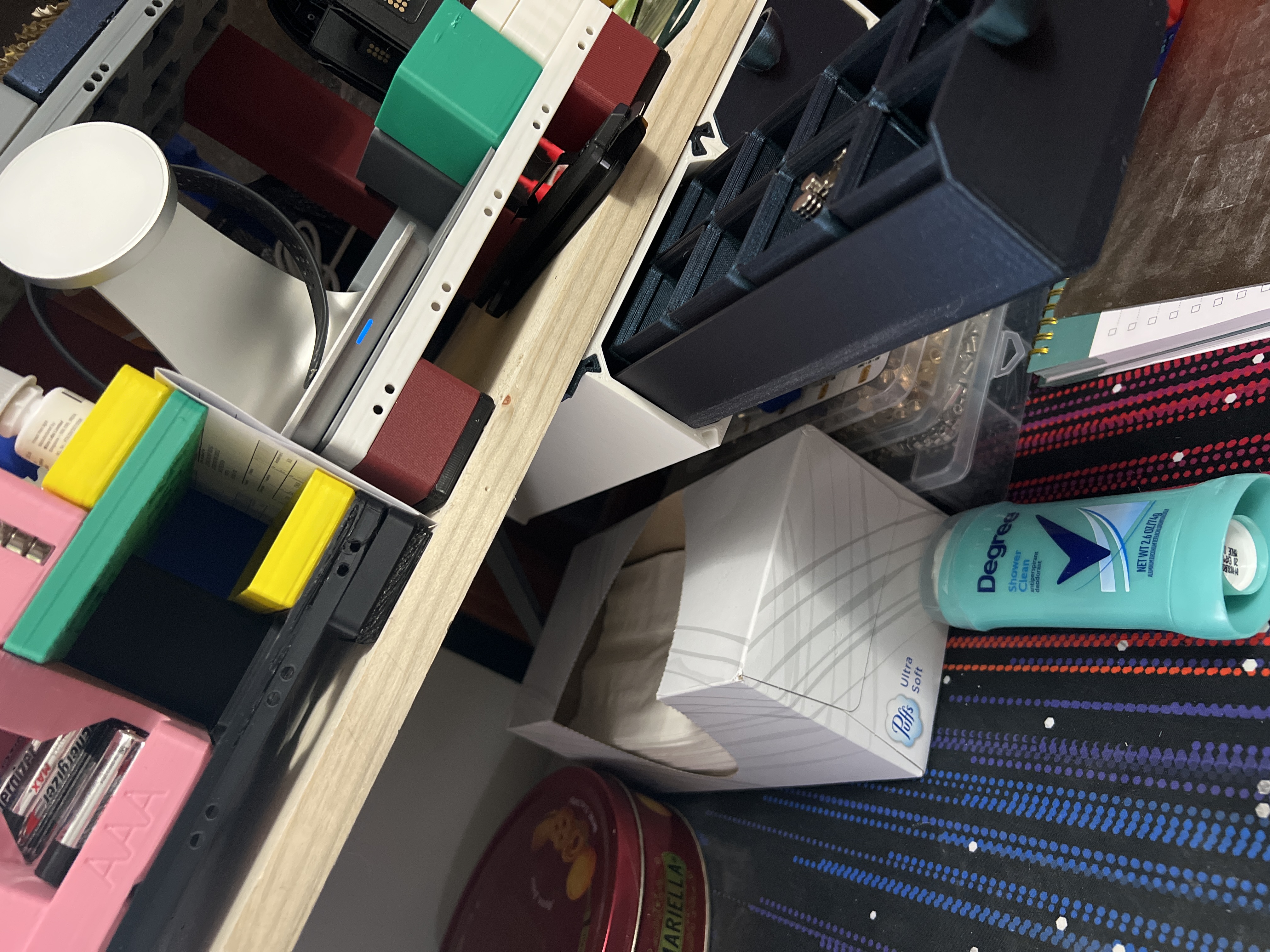 Modular Organizer Drawers - Mounting Bracket 3D model thumbnail