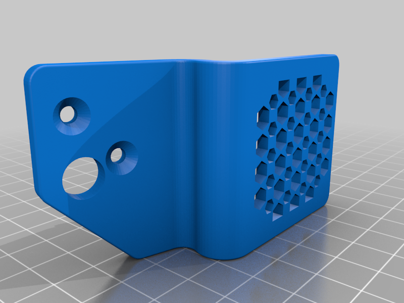 Fan holder ender V3 SE (sprite extruder) 3D model thumbnail