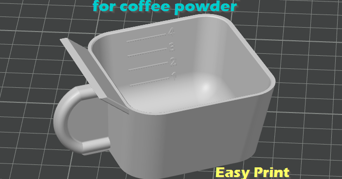 Measuring cup for coffee powder by BamBam Design | Download free STL ...