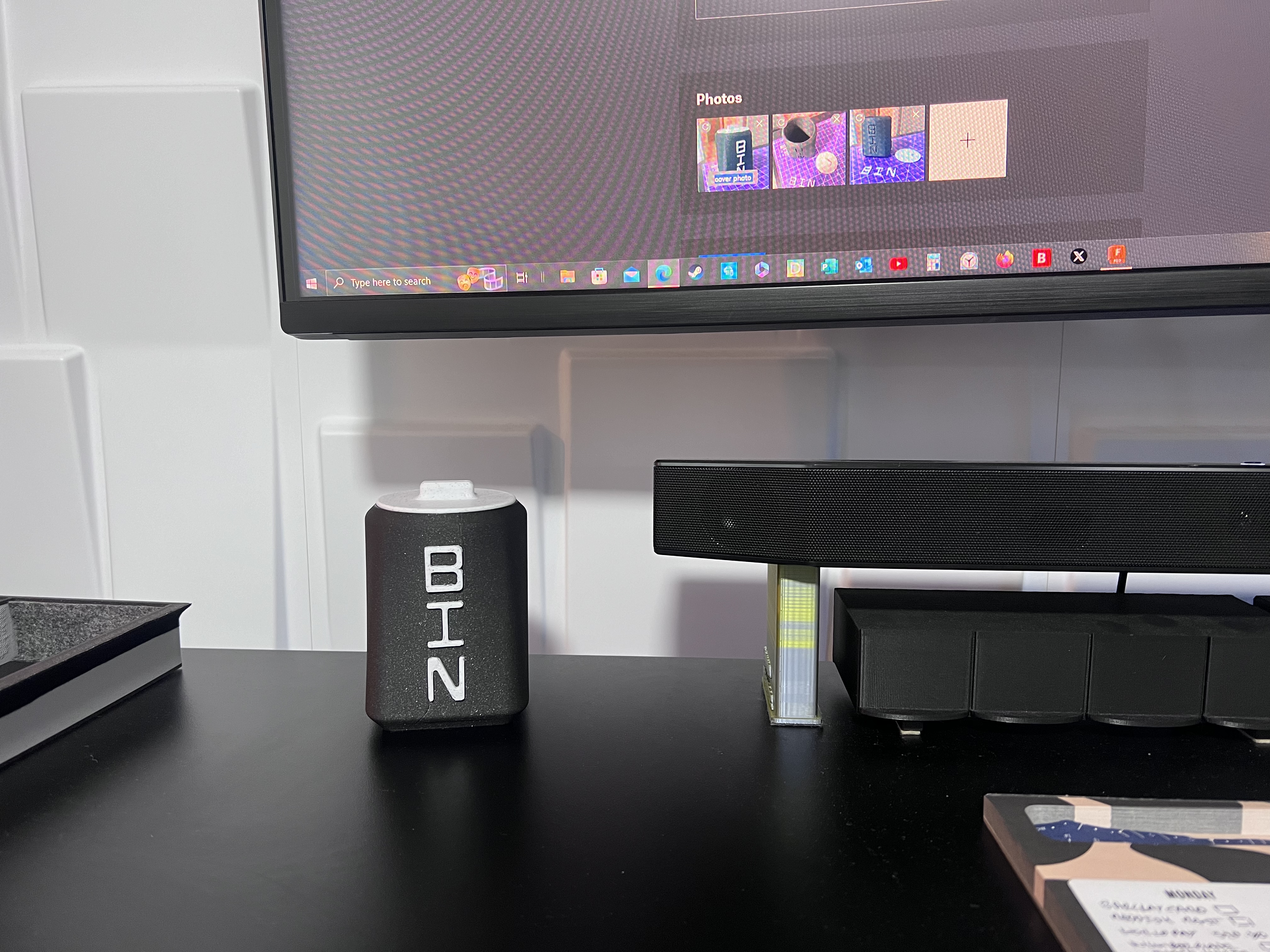 Just A Desk Bin PLAIN or with BIN text