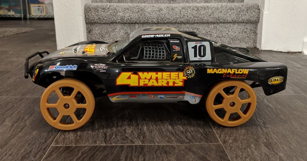 Traxxas Slash 4x4 Drift Wheel by buttsisfun Download free STL