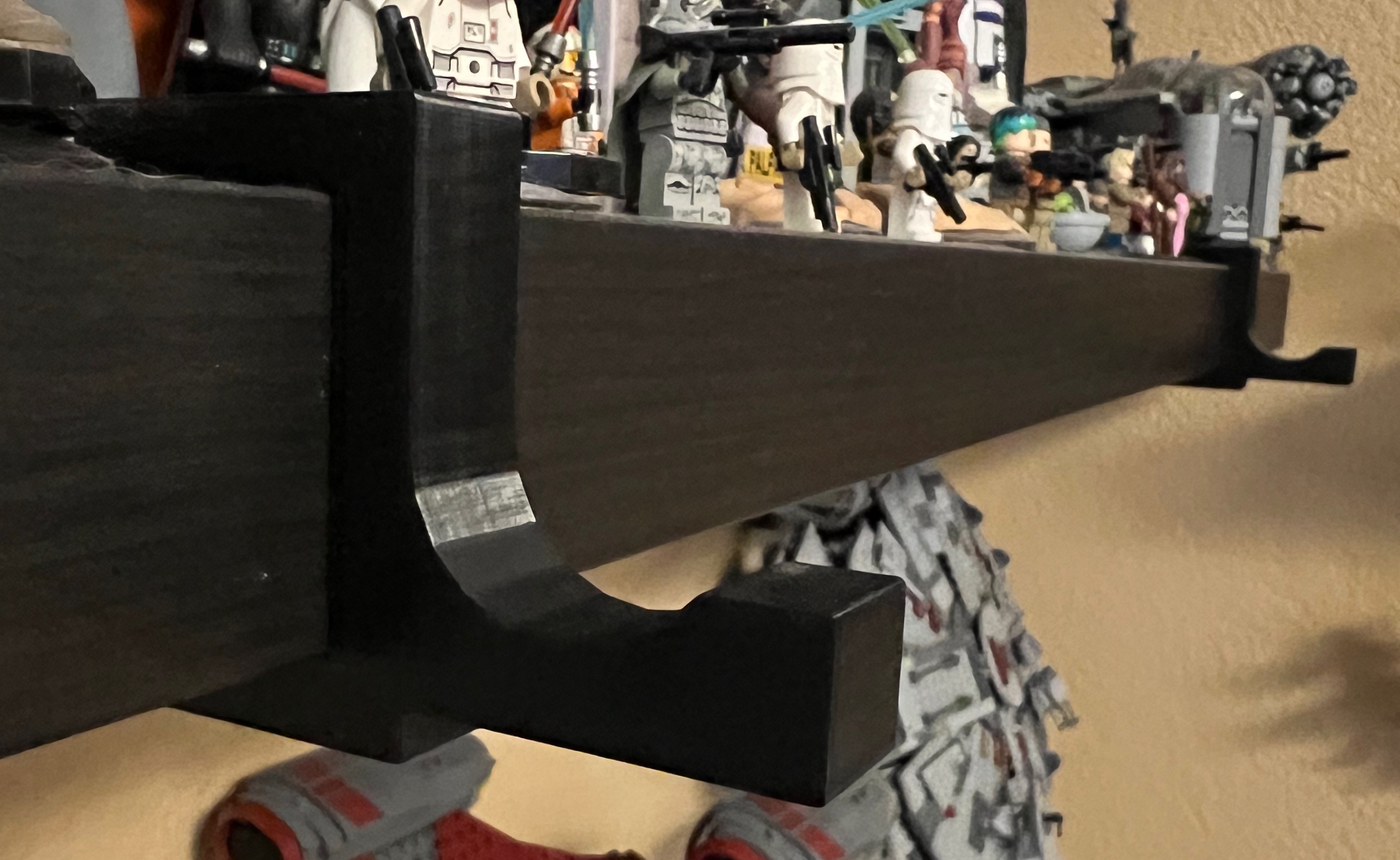 Light saber holder Ikea Lack floating shelf by tgomdai Download