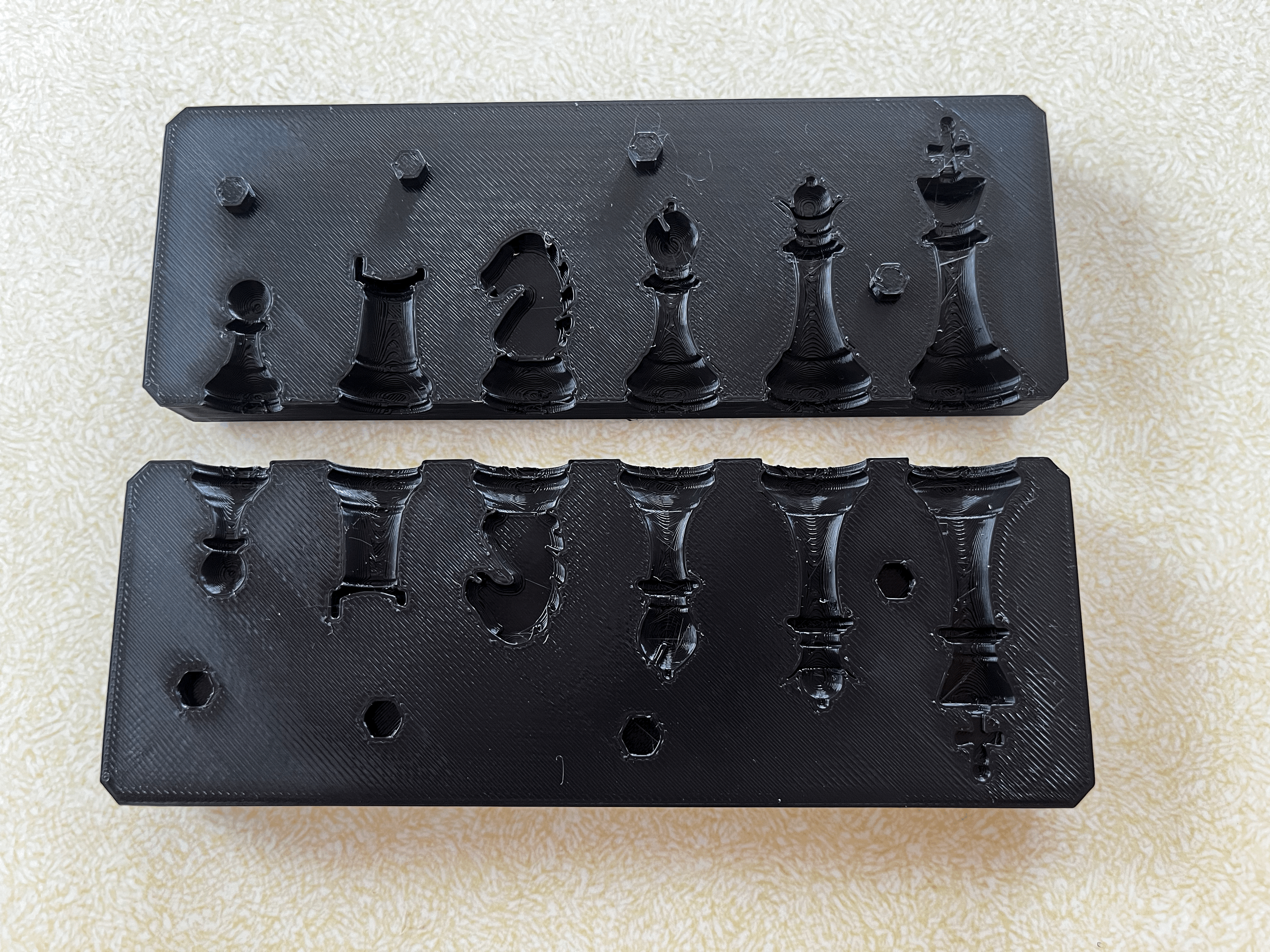 Chess Set Two-Part Mold