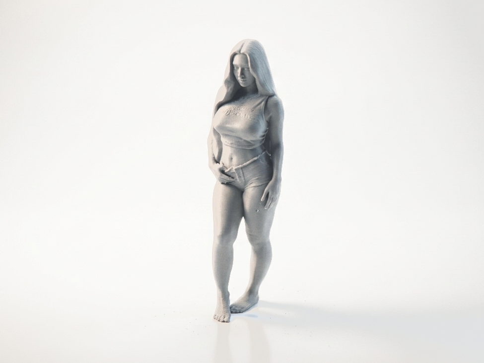 Female Figure Draped Cloth Statue 3D Printable