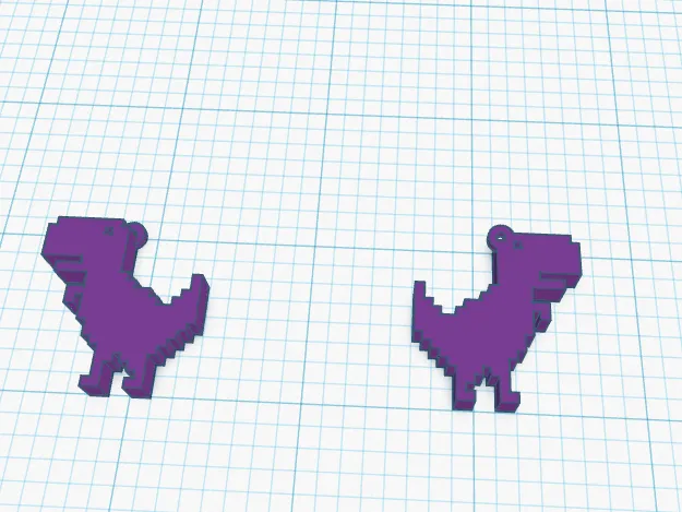 Dinosaur Earrings