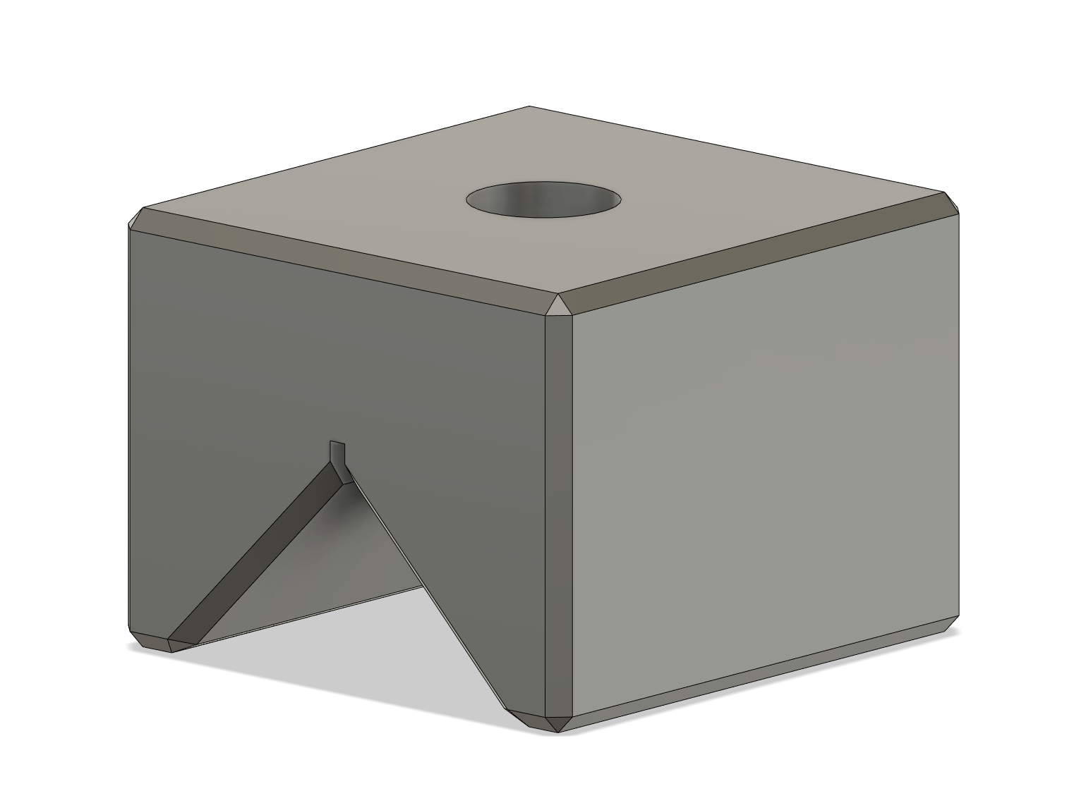 Parametric V-Block Drilling Guide