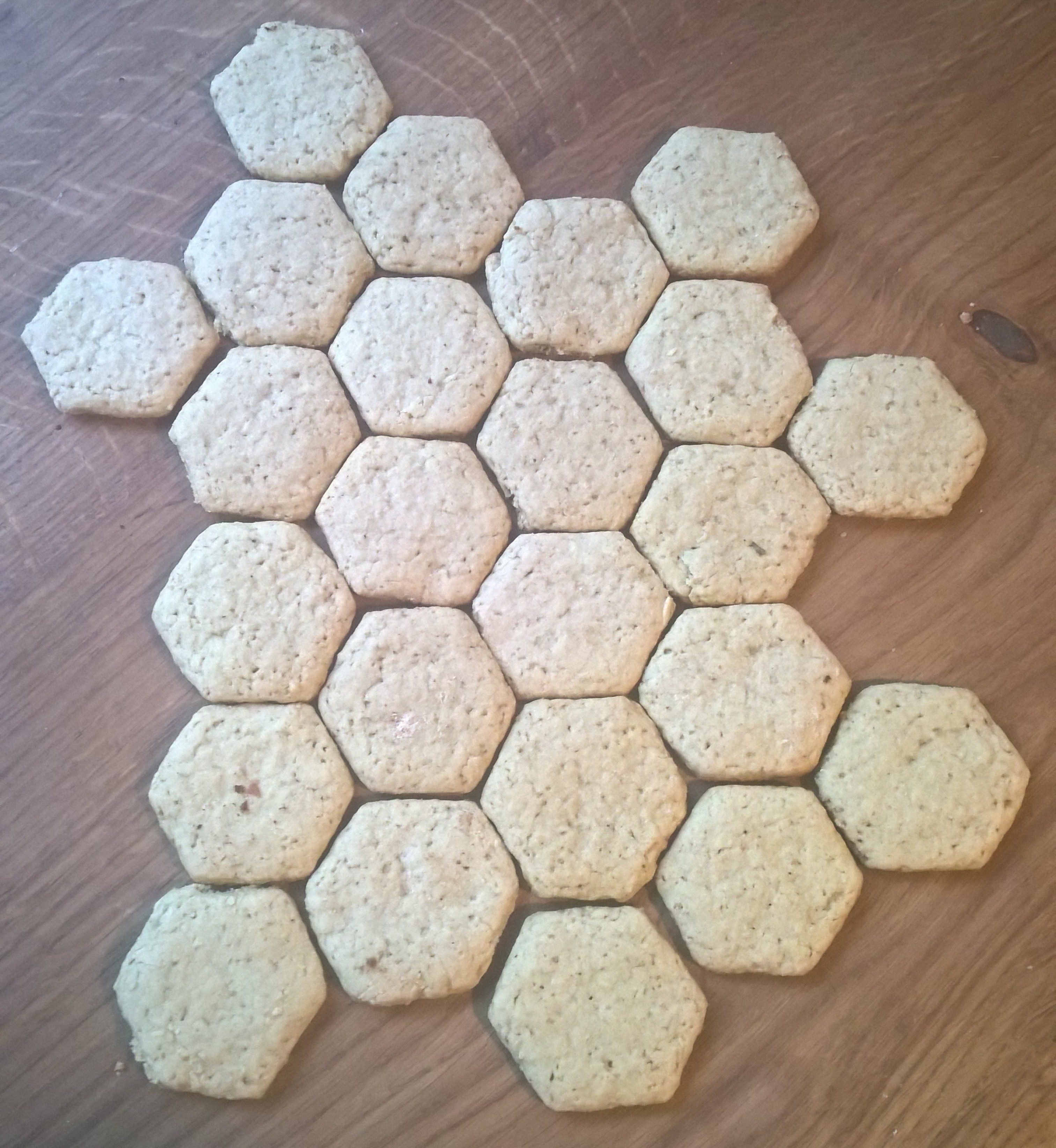 Miniatura 5 do modelo 3D Hexagon Cookie Roller Cutter