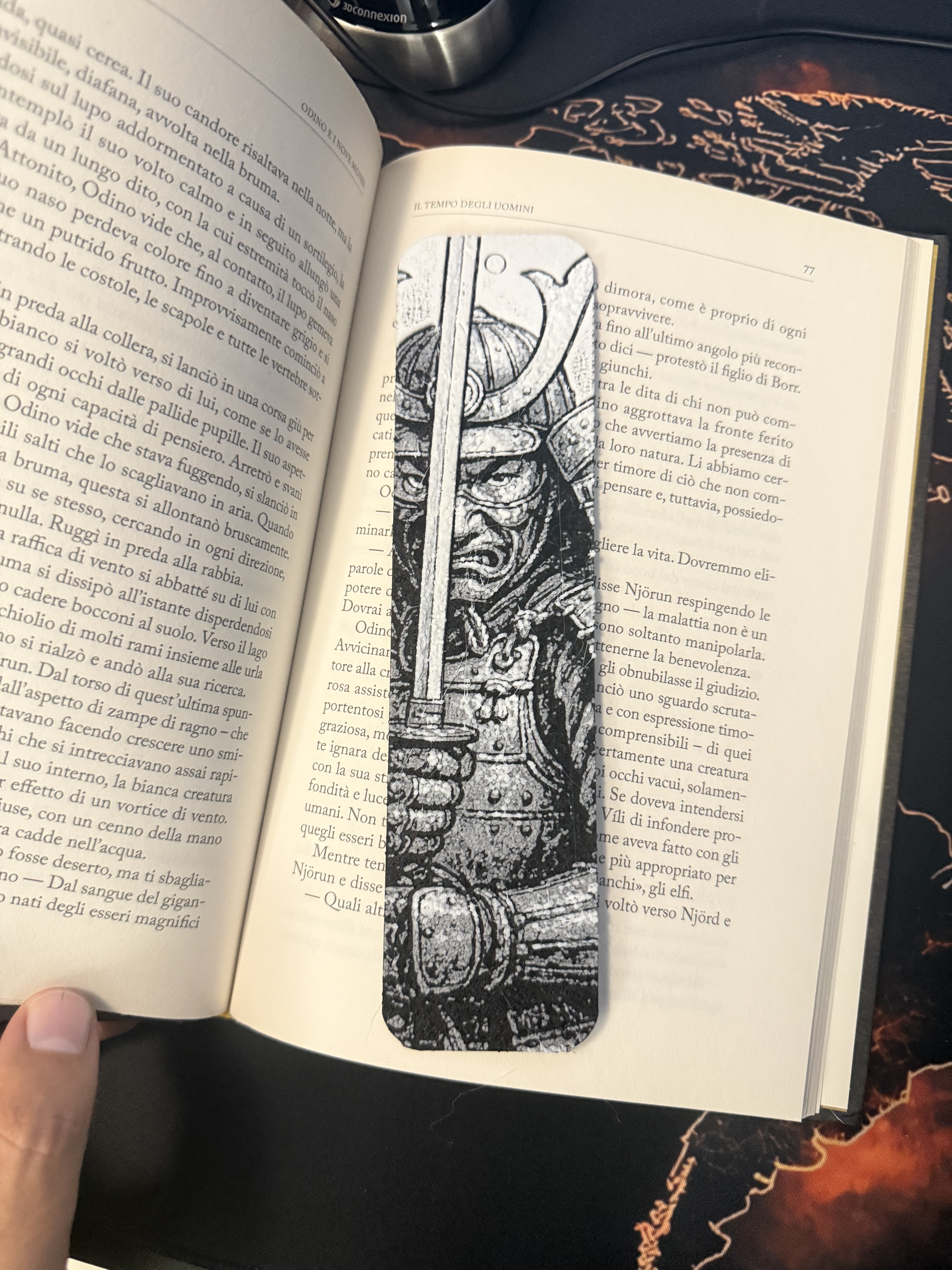 Miniatura 5 do modelo 3D Samurai Bookmark