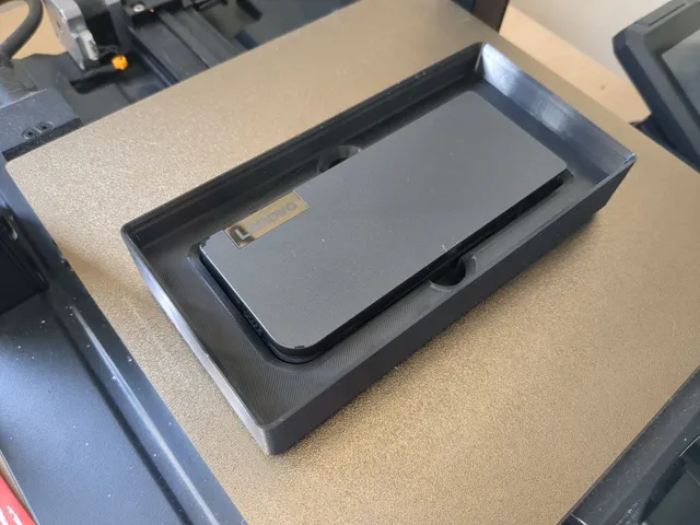 Gridfinity holder for Lenovo Powered USB-C Travel Hub