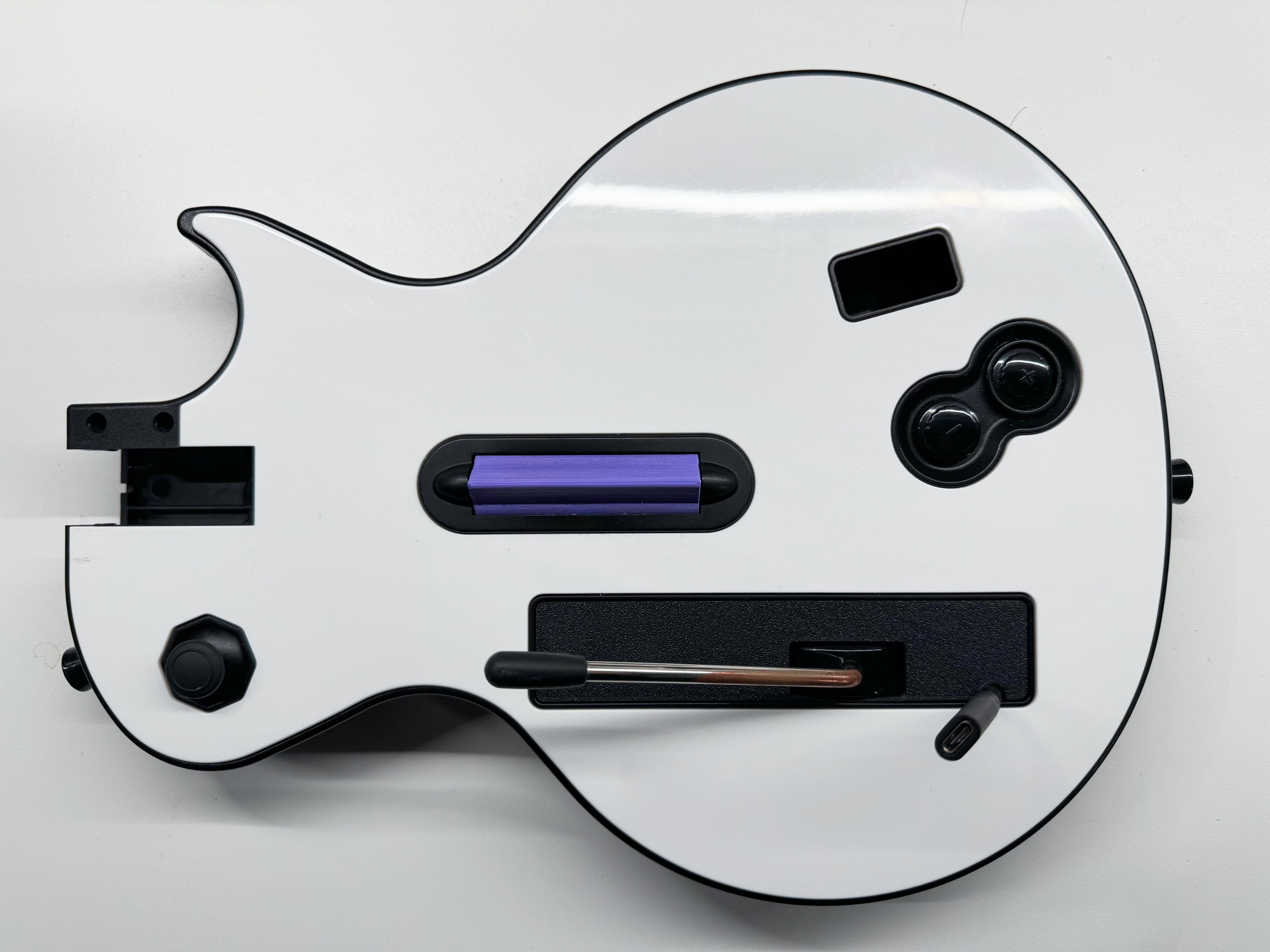 Left-handed Whammy Bar Mount (Wii Les Paul / Guitar Hero) by mwayne |  Download free STL model | Printables.com