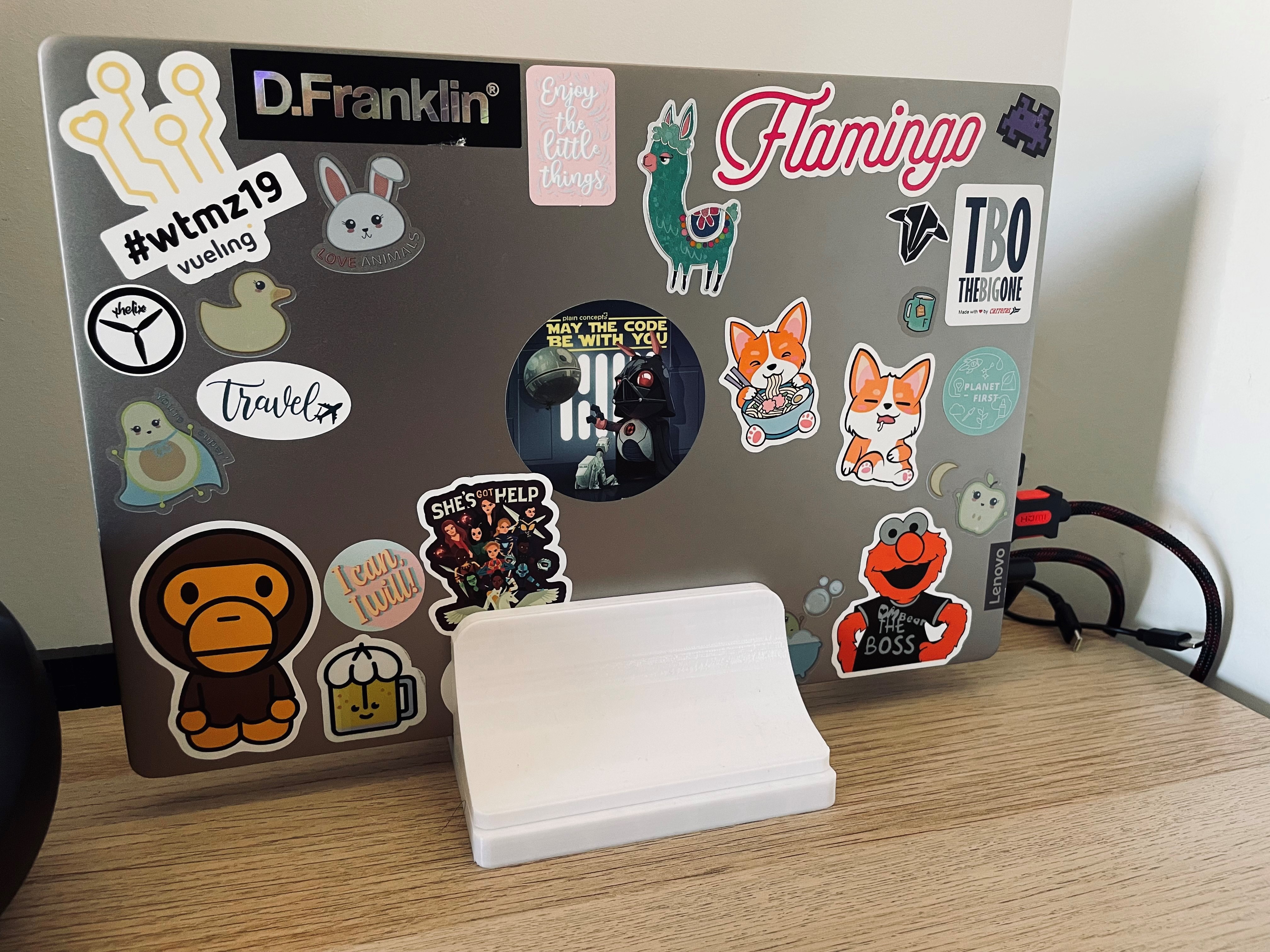 Dual Vertical Laptop Stand