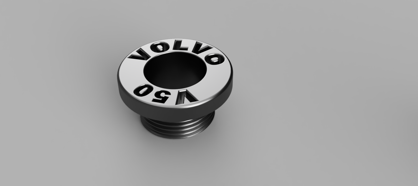 VOLVO Door lock cap Version 2 by Stoyko Yakimov | Download free STL ...