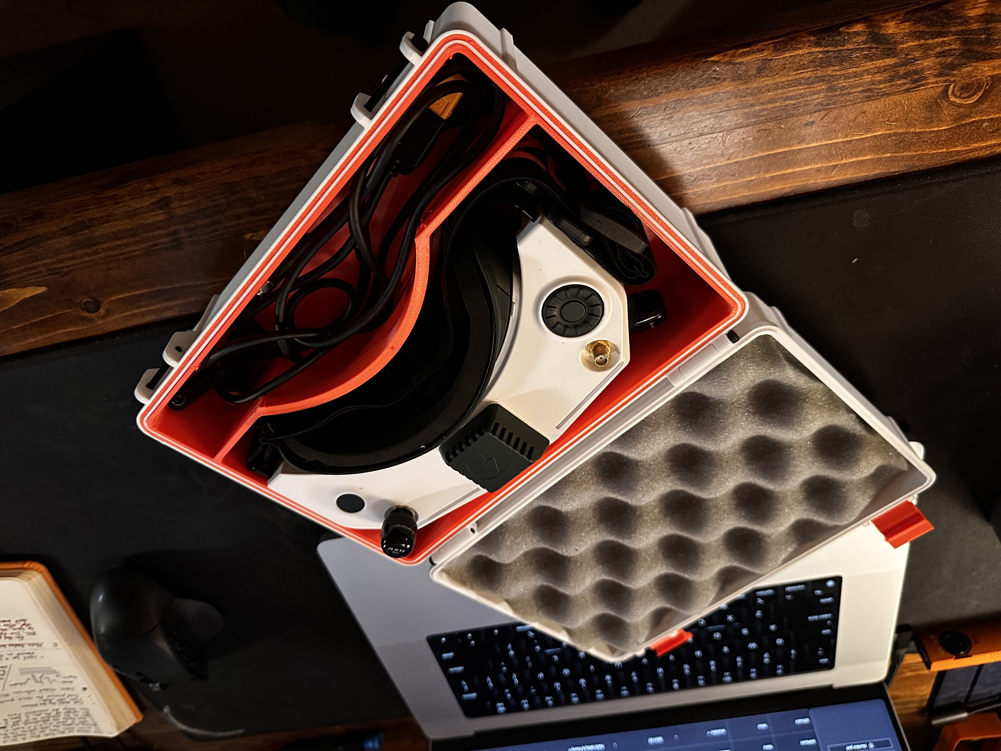 HDZero Goggles Case With TPU Insert & Logo (optional)