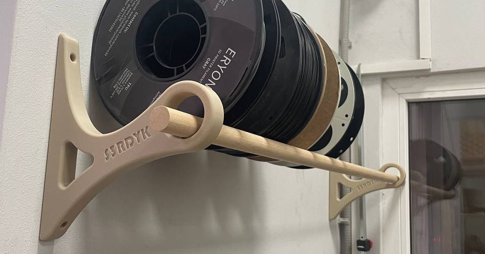 Spool storage shelf by S3RDYK | Download free STL model | Printables.com