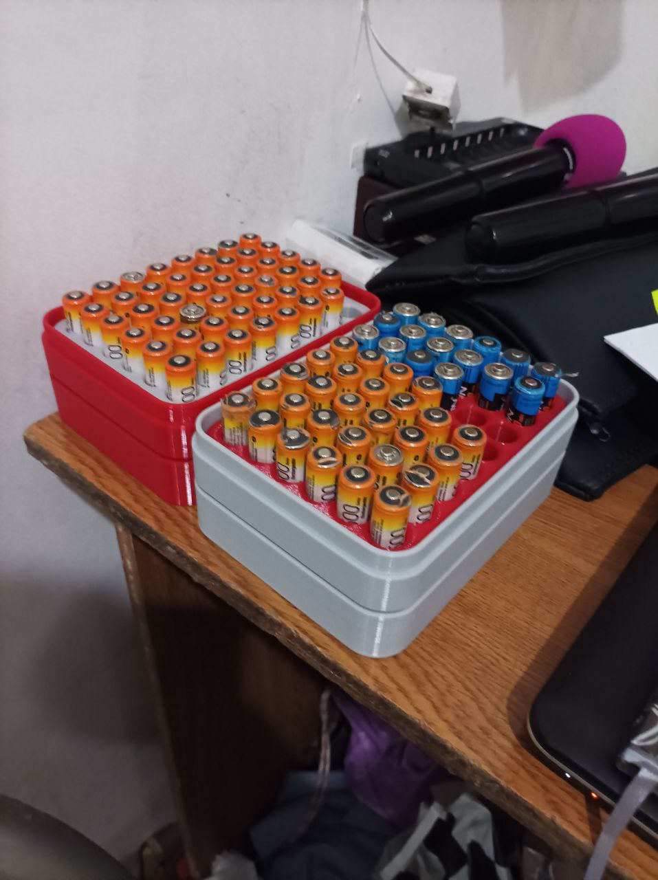48 pcs. AA battery storage by S3RDYK | Download free STL model ...