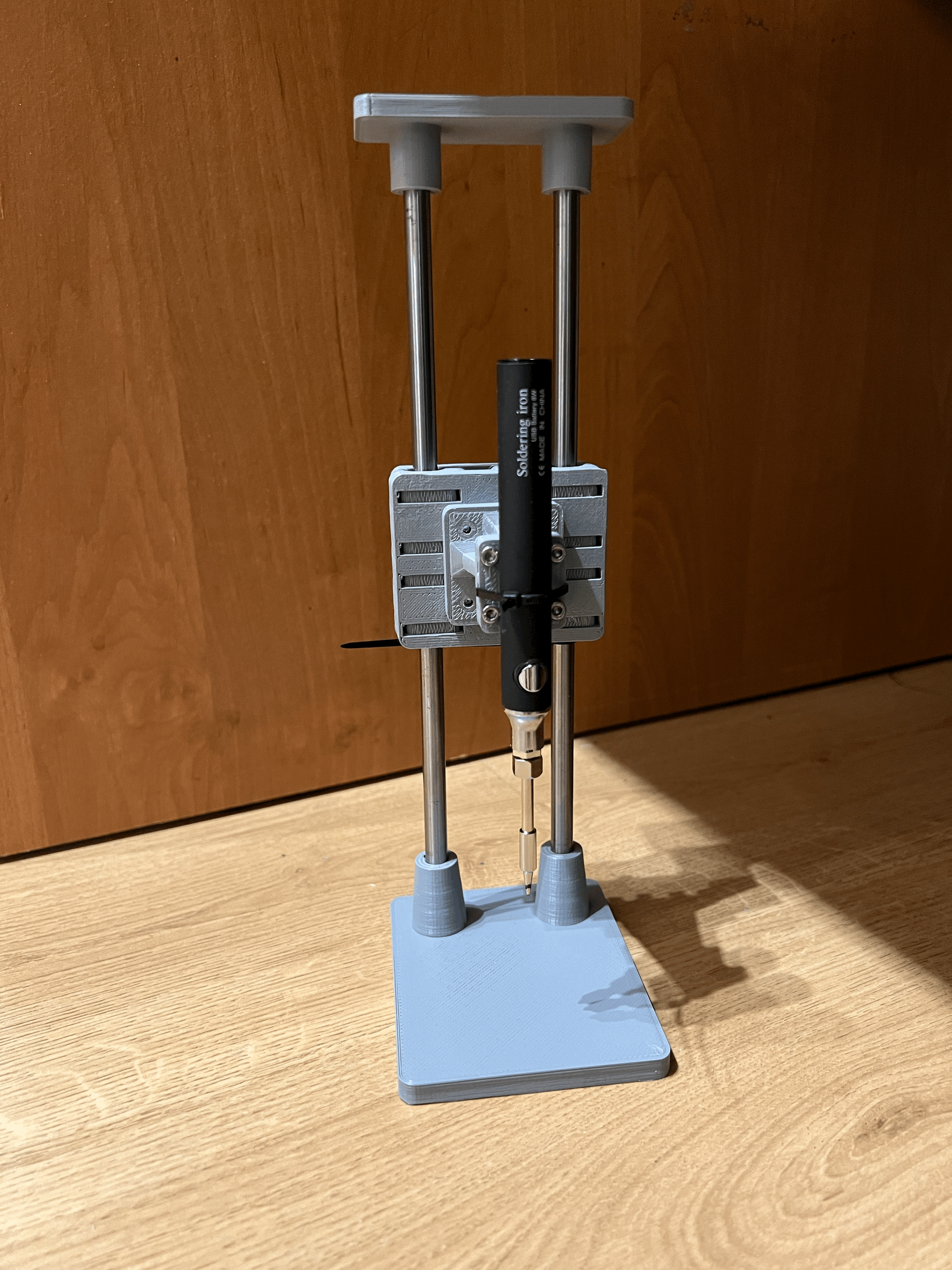 Simple Heat Set Inserts Press - linear rods + LM8UU