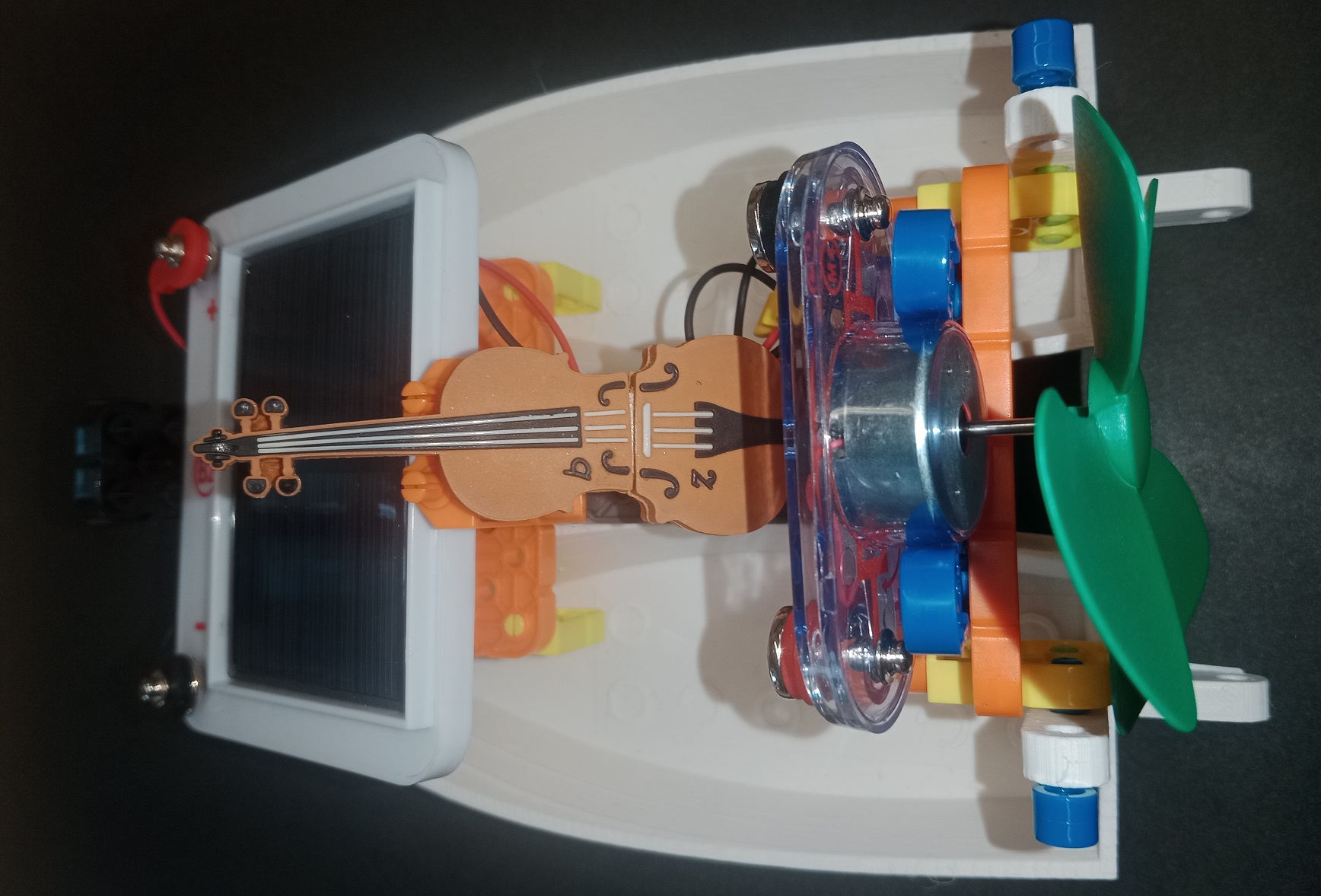 Solar powered boat